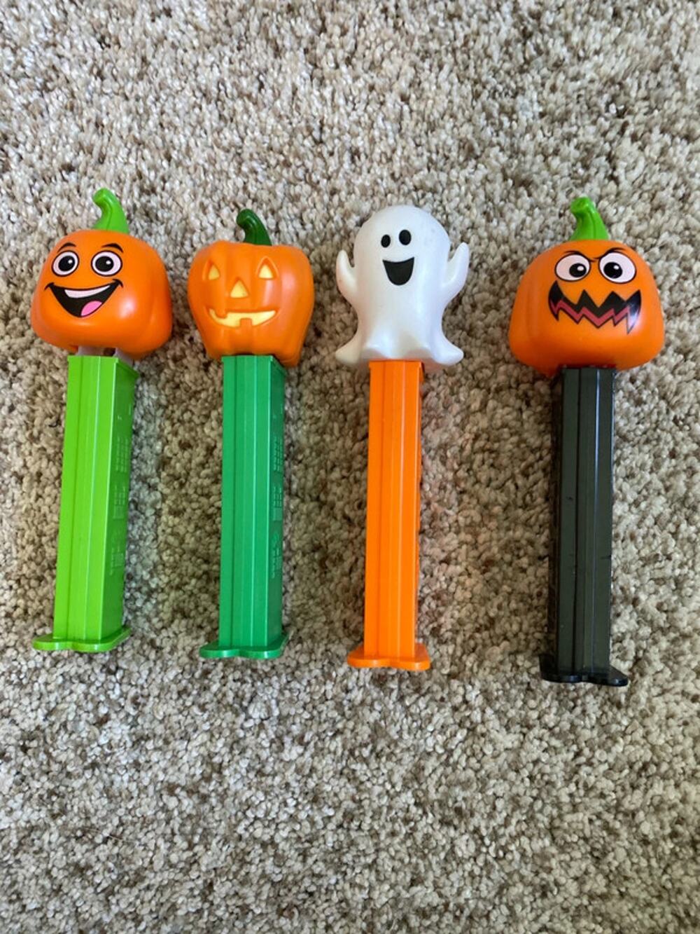 Halloween Pez Dispensers from 2012, 2013, 2018